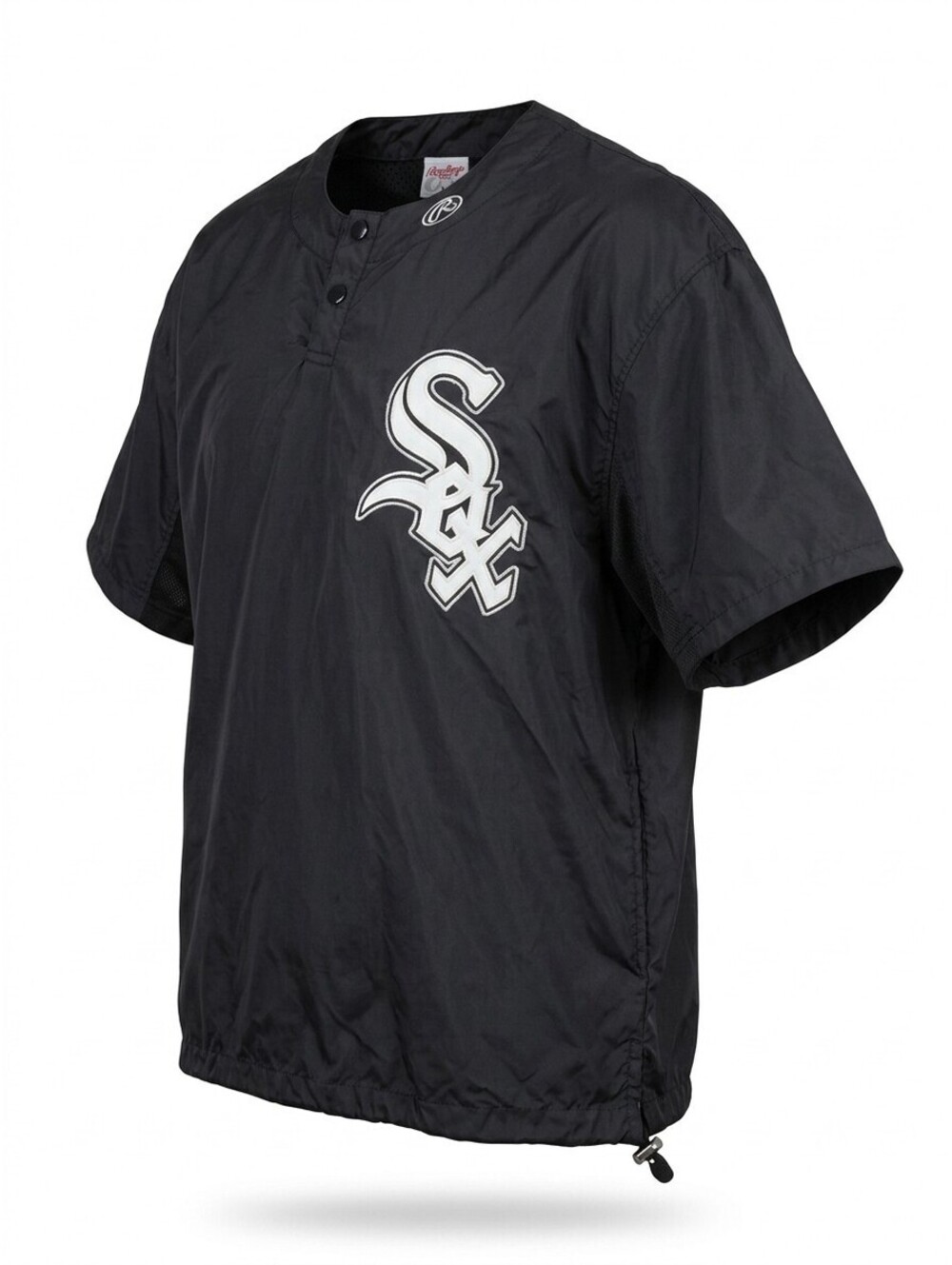 Rawlings Chicago White Sox Batting Practice Cage Jacket Mens L Black Nylon MLB V